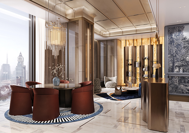 Burj Azizi will offer one- to three-bedroom apartments and penthouses.